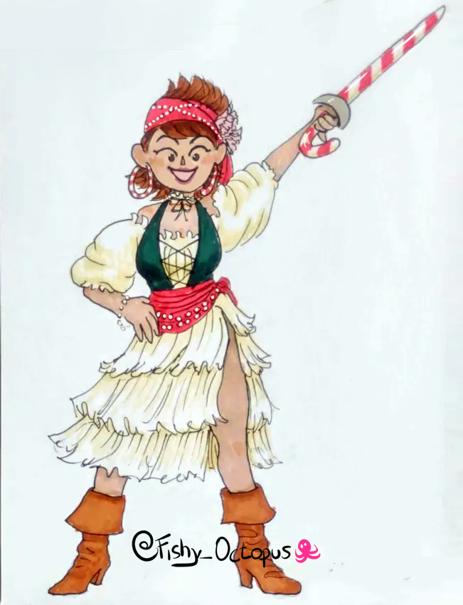 Fishy_Octopus's tweet photo. Pirate Judy Bound!
Another drawing for the series I´m planning for Halloween 🎃
#aai2 #aai2fanart #judybound https://t.co/dRboycKF7W