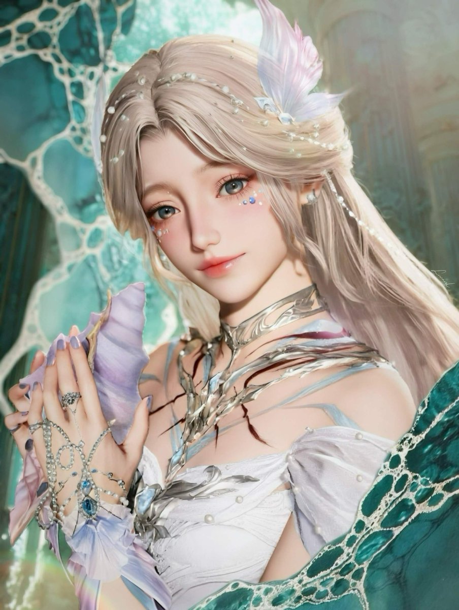 suicideissues's tweet photo. The Sea God Bride @fishieapple_bb 🤍 https://t.co/QqoTTqTNkG