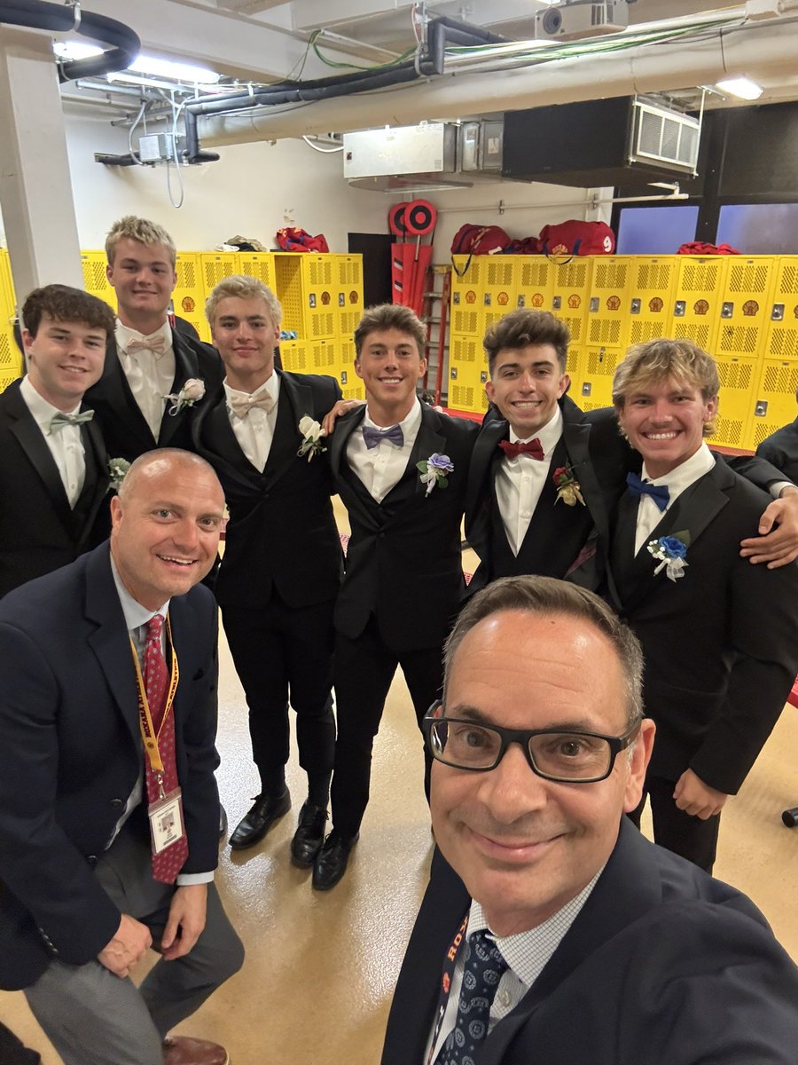 DandurandJason's tweet photo. Pre-Coronation with these guys! King candidates and pages 🙌 great group of guys! They’re all winners in my book! #GoShells #HOCO2026 https://t.co/U4r0ZcEL7m