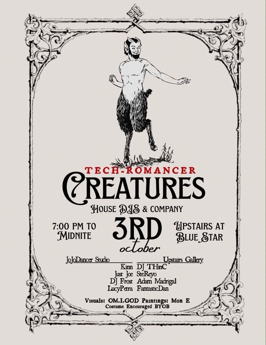 BlueStarComplex's tweet photo. TONIGHT! Come out for this event at JojoDancer Photography Studios in The Upstairs Studios at Blue Star! Costumes encouraged! 🧟‍♂️🎶 https://t.co/C28vGbvGfV