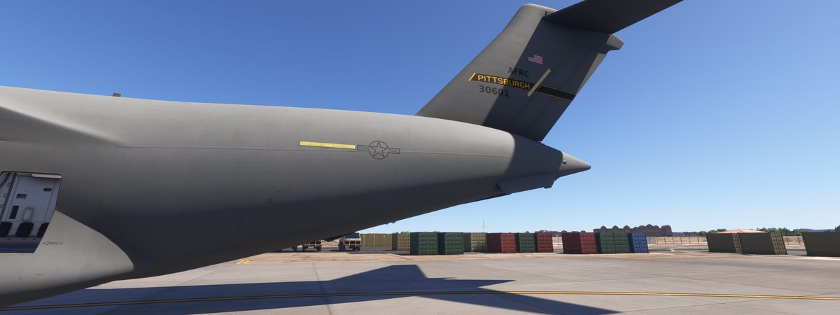 GoldenDomeAv's tweet photo. Forst attempt at liveries with the help
of #ChatGPT. Not bad at all, imo. #Pirates #Clemente #Pittsburgh #MSFS https://t.co/pam5IWubdM