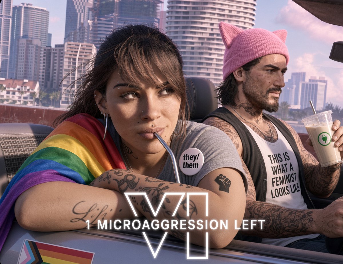 WokestarGames's tweet photo. Are yall ready for Woke Theft Auto 6 ?
 @WokestarGames . . . November 19th 2026  🌠

@RockstarGames https://t.co/aqk6HcyhlH