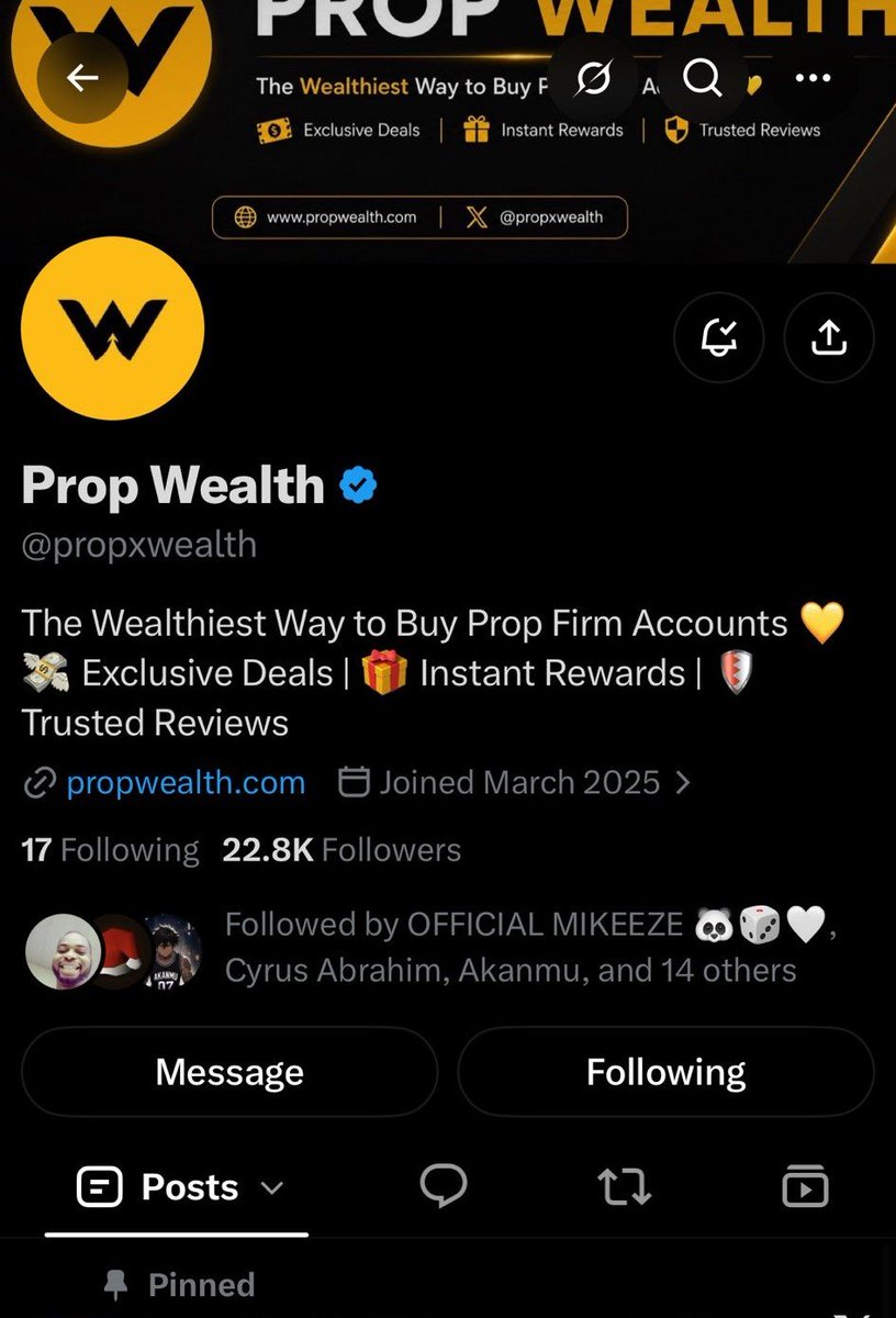 add3_trader's tweet photo. @propxwealth Done ✅ https://t.co/DraftZyOC2