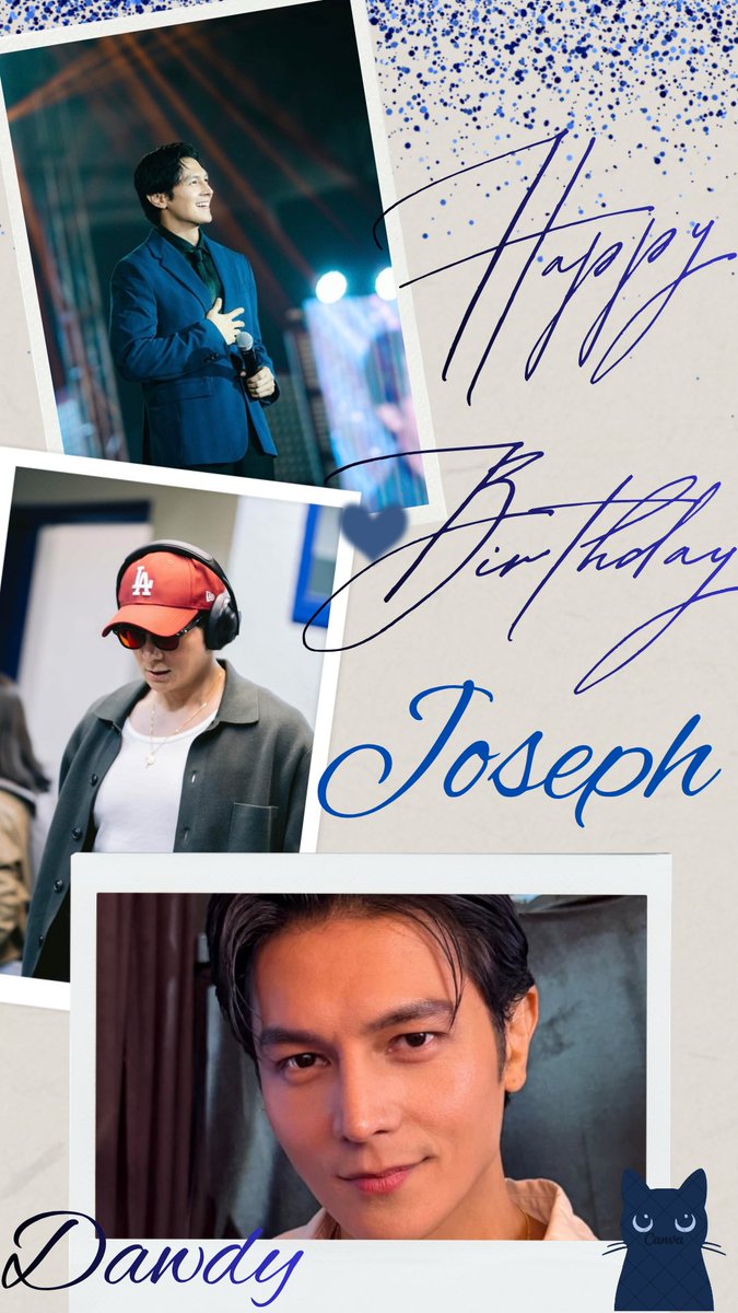 rhnsphlvr's tweet photo. HAPPY BIRTHDAY DAWD @josephcmarco 🎉🥳, Wishing you a day filled with happiness, laughter, and all the things that make you smile. May this new chapter of your life bring you more blessings, beautiful memories, and dreams coming true. Enjoy your special day! 🎂✨

#DearJoseph https://t.co/vwrPuNjvUI