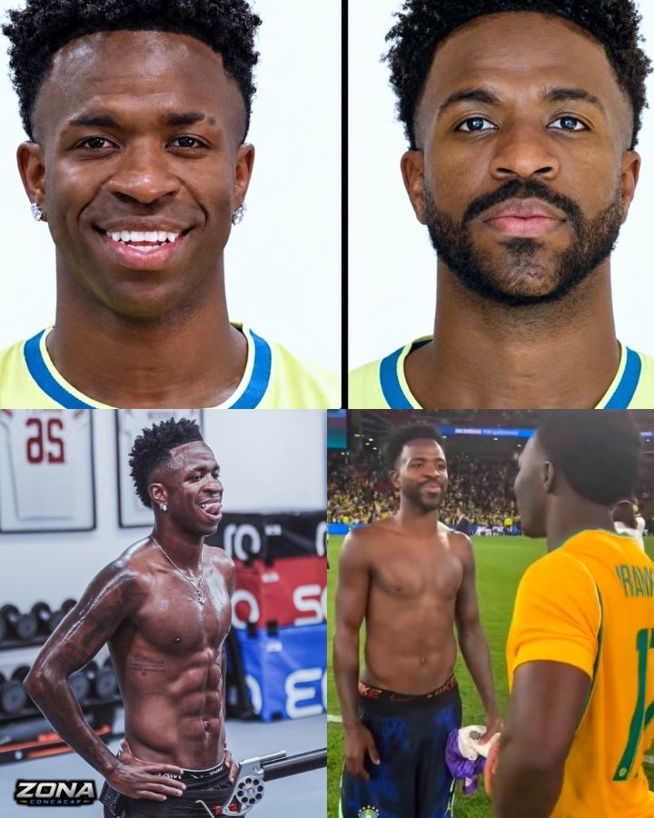 ZConcacaf's tweet photo. X¡¡QUE HICIERON CON VINICIUS!! 🥲

En Brasil está creciendo una 𝗧𝗘𝗢𝗥𝗜́𝗔 que ya 𝗦𝗔𝗟𝗧𝗢́ 𝗗𝗘 𝗟𝗔𝗦 𝗥𝗘𝗗𝗘𝗦 𝗔 𝗟𝗔 𝗣𝗥𝗘𝗡𝗦𝗔. Algunos internautas están convencidos de que el Vinícius Jr. que regresó después del Mundial 𝗡𝗢 𝗘𝗦 𝗘𝗟 𝗩𝗜𝗡𝗜́𝗖𝗜𝗨𝗦 𝗗𝗘 𝗦𝗜𝗘𝗠𝗣𝗥𝗘, sino un supuesto doble. Comparan su rostro, sus piernas, sus tatuajes y hasta pequeños detalles físicos para intentar demostrar que 𝗔𝗟𝗚𝗢 𝗖𝗔𝗠𝗕𝗜𝗢́.

Y aquí es donde todo se vuelve completamente delirante. Algunas versiones aseguran que el “Vinicius original” 𝗛𝗔𝗕𝗥𝗜́𝗔 𝗠𝗨𝗘𝗥𝗧𝗢 y que el supuesto doble únicamente estaría siendo utilizado para 𝗠𝗔𝗡𝗧𝗘𝗡𝗘𝗥 𝗦𝗨𝗦 𝗖𝗢𝗡𝗧𝗥𝗔𝗧𝗢𝗦 𝗣𝗨𝗕𝗟𝗜𝗖𝗜𝗧𝗔𝗥𝗜𝗢𝗦.