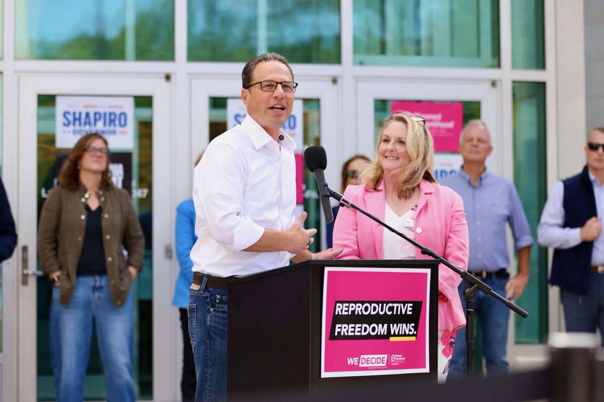 JoshShapiroPA's tweet photo. The path to delivering a Democratic trifecta and flipping the US House this November runs through Bucks County.

With one month until Election Day, Bucks County is fired up and ready to deliver. https://t.co/XGsMujB8FC