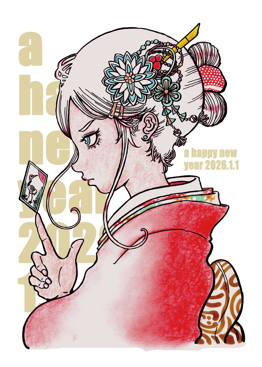 mikuosHugo1's tweet photo. 今朝の過去絵

ミリペン&amp;サインペンで線を描き
パステル、色鉛筆、コピックで着色
背景の文字はフォトショで作成してます https://t.co/oRSLktfINb