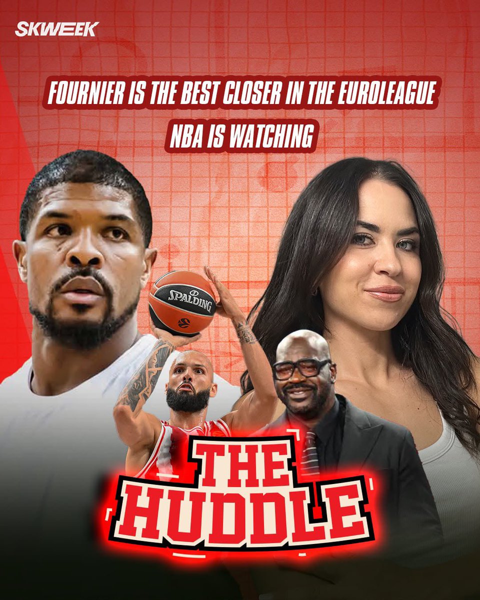 SkweekSports's tweet photo. Evan Fournier: the best closer in the EuroLeague? 🎯
The NBA is watching 👀

Episode 3 of The Huddle: Mirotić's 35, Carr's buzzer-beater, Real Madrid's 0-3, Efes without Mike James, and Kyle Hines wants Sloukas back at Olympiacos 🔥

#EuroLeague #TheHuddle https://t.co/fGkemSgroY