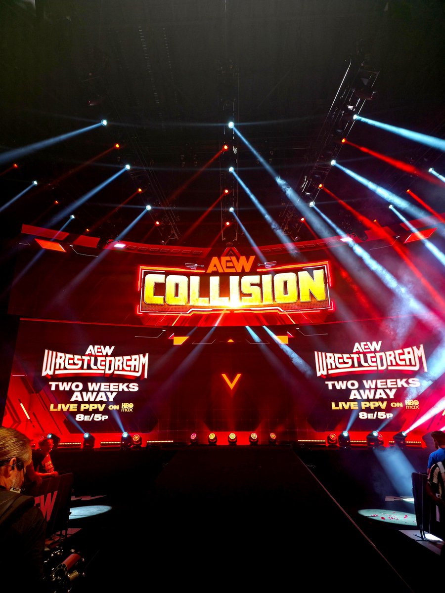 Security__Sam's tweet photo. You know what time it is!!! #AEW #COLLISION #TNT #HBOMAX #KENTUCKY https://t.co/gjZ0uAatxS