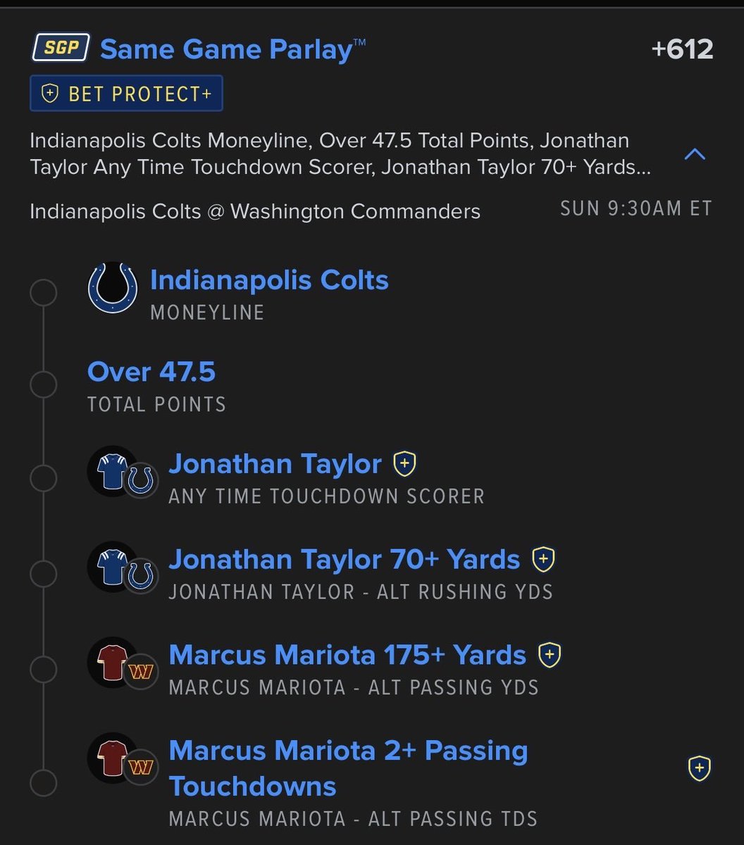 MelissaMeshack's tweet photo. Early Morning NFL Parlay

Good Luck If Tailing🍀

#fandual #prizepicks https://t.co/8yBq0RrgQq