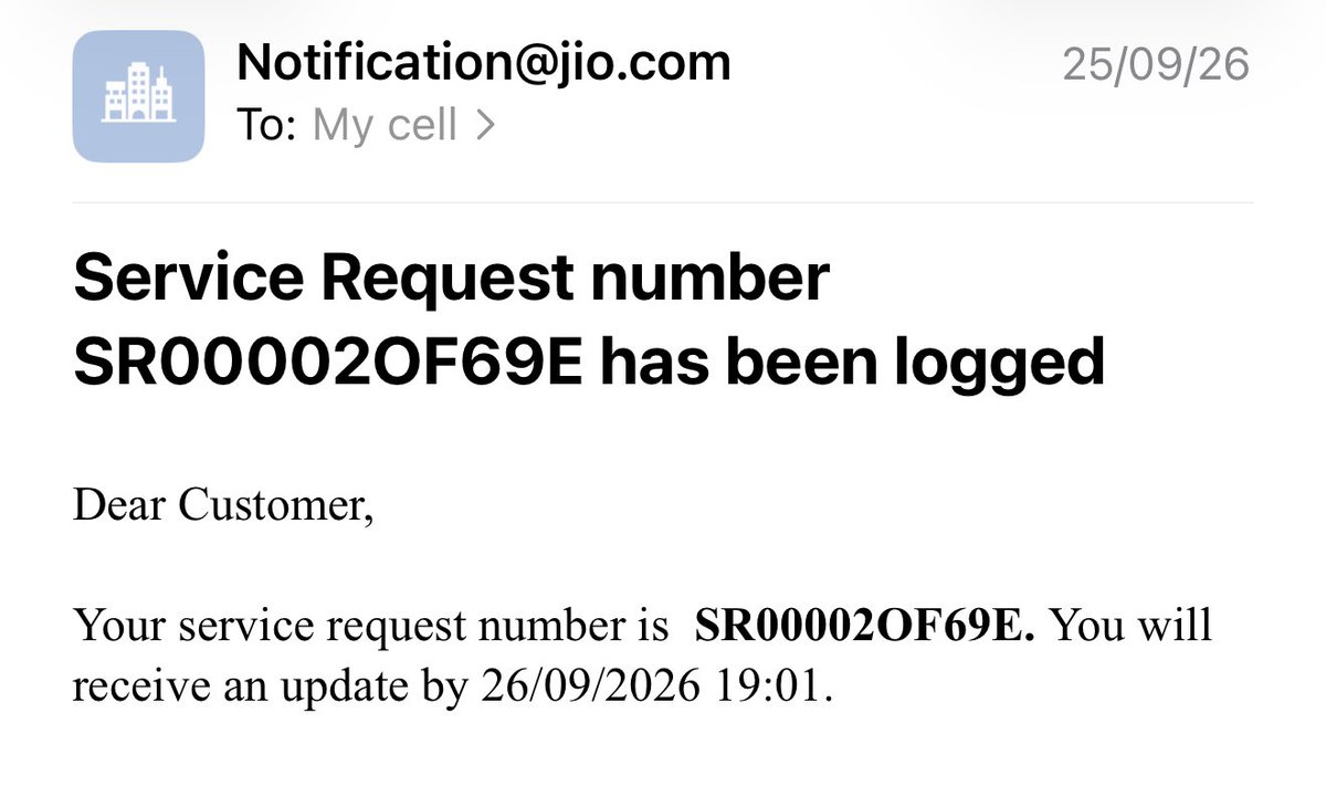 nitin96196835's tweet photo. @JioCare @reliancejio @TRAI @RIL_Updates @Meta @facebook @finkd @PMOIndia @SEBI_updates @TataCompanies @gautam_adani @udaykotak @anandmahindra @TheSunilMittal @AdaniOnline DAY 10 NO SOLUTION FROM @JioCare WHAT A SCAM THSES GUYS ARE GOD SAVE US FROM THESE CORPORATES https://t.co/hJeQFB1cGS