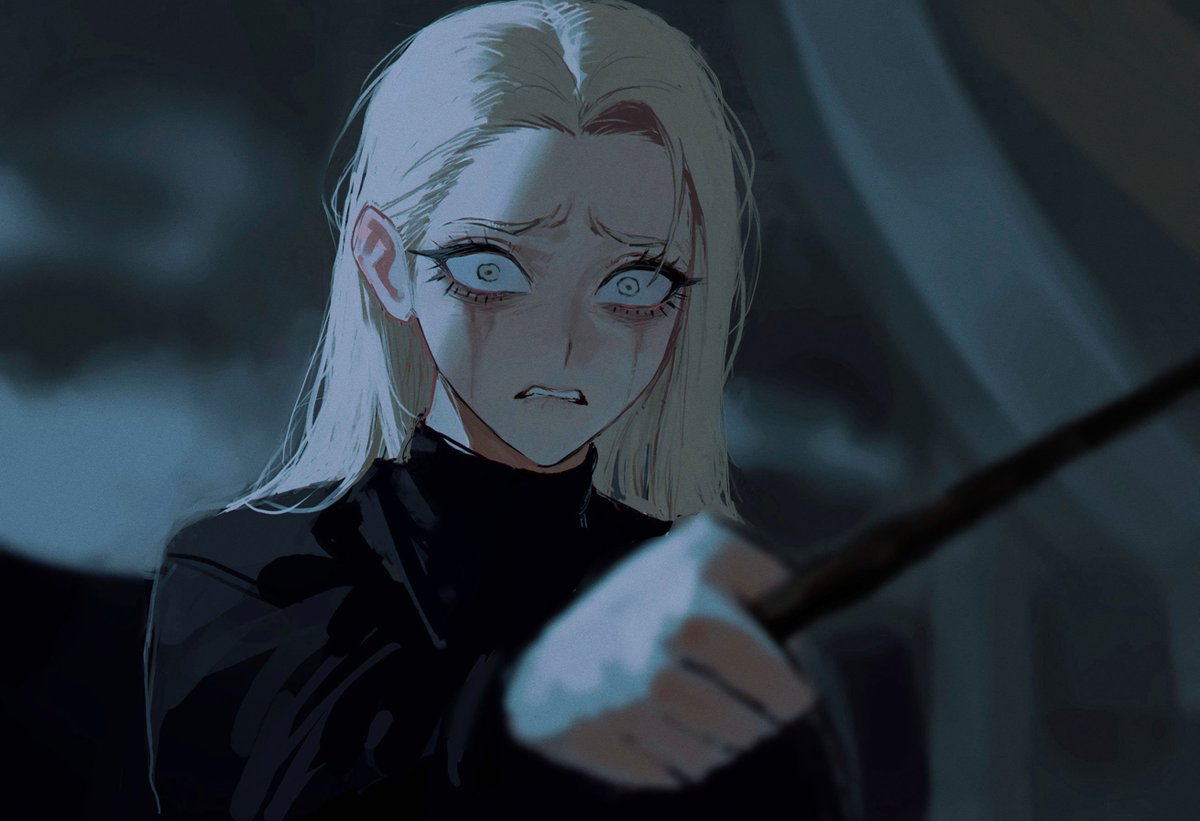 HariSel57511397's tweet photo. Yeah, I'm not at all familiar with Harry Potter, so it was difficult choosing a scene. But my absolute favorite trope is finding the good in characters through their absolute lowest/darkest moments. Malfoy attempts to kill Dumbledore because he's an asshole. Malfoid tries because she's manipulated and pushed over the edge by everyone surrounding her, desperately trying to protect someone she's grown to love.