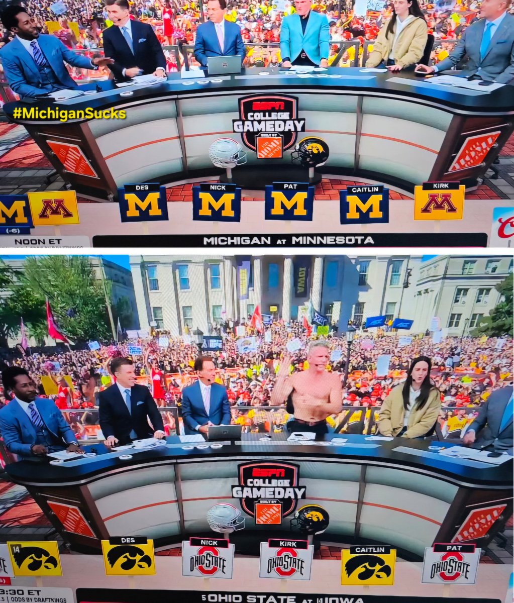 MichiganSucks8's tweet photo. Desmond The Clown Howard was wrong again today...twice! 🤡 #moron #ClownAlert #dumb #MichiganMan #MichiganSucks #JustFine #Bet #cope #CollegeGameDay https://t.co/F1iwFtKSUe