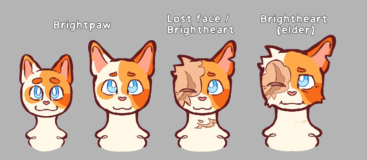 ConffeteXD's tweet photo. Brightheart and Yellowfang bc yes https://t.co/TRnIr85i3p