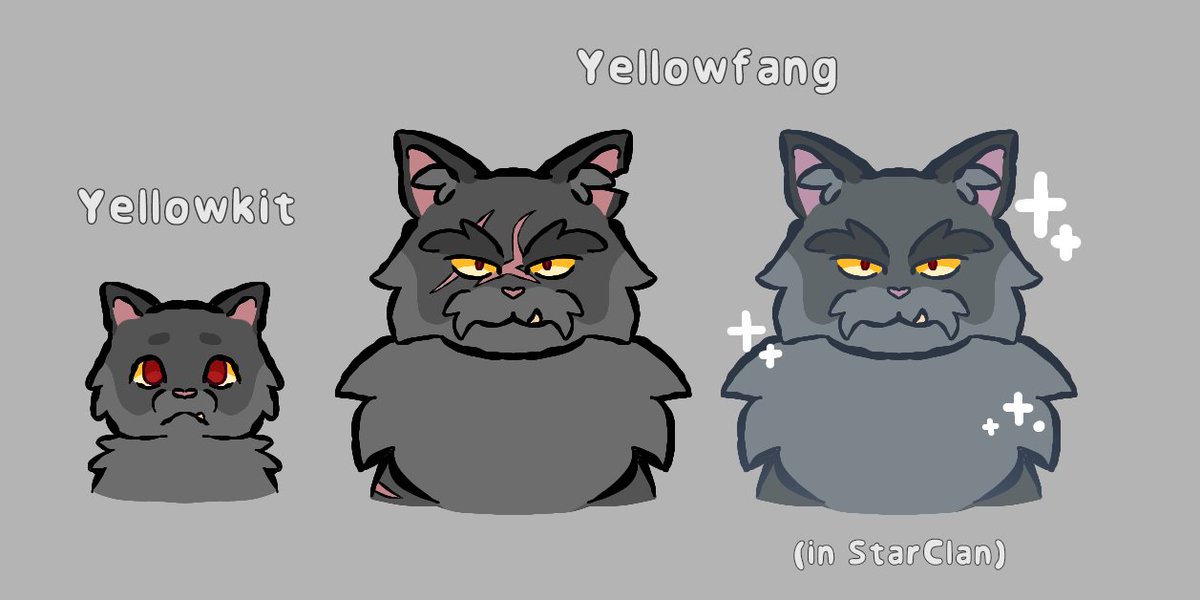 ConffeteXD's tweet photo. Brightheart and Yellowfang bc yes https://t.co/TRnIr85i3p