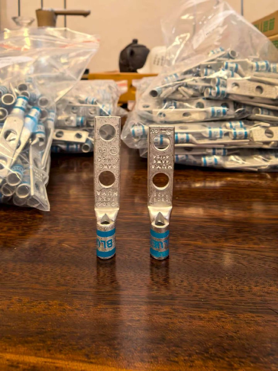 weiwei887362375's tweet photo. Single-Hole Copper Cable Lugs in Multiple Sizes
#SingleHoleLug #CopperCableLug #CompressionCableLug #RingTerminal #CableTerminal #ElectricalConnector #PowerCable #CableTermination #CopperConnector #Electrical #IndustrialElectrical #CustomCableLugs
https://t.co/fb1NoRkVgy https://t.co/VF94hFcHaP