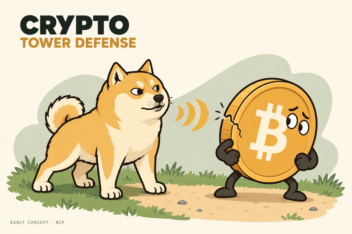 ChompyTrades's tweet photo. Working on Crypto Tower Defense 👀
Your favorite memes defending against waves of crypto coins. Here's a little concept sneak peek.
Which meme NEEDS to be in the game? Drop your $TICKER https://t.co/7Myoy1x9Ex