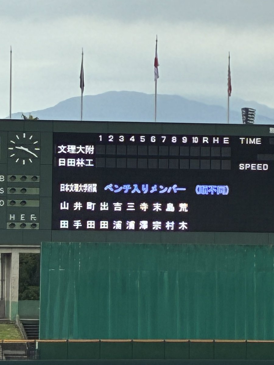 g45589901's tweet photo. 第159回九州地区高校野球大分県予選
10/4準々決勝🏟️別大興産
日本文理大附－日田林工
スタメン&amp;ベンチ入り https://t.co/F0JKWaP9vW