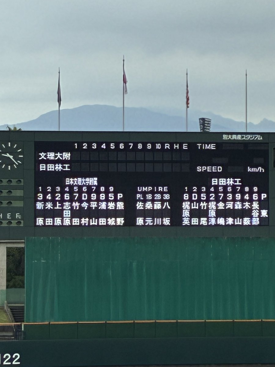 g45589901's tweet photo. 第159回九州地区高校野球大分県予選
10/4準々決勝🏟️別大興産
日本文理大附－日田林工
スタメン&amp;ベンチ入り https://t.co/F0JKWaP9vW