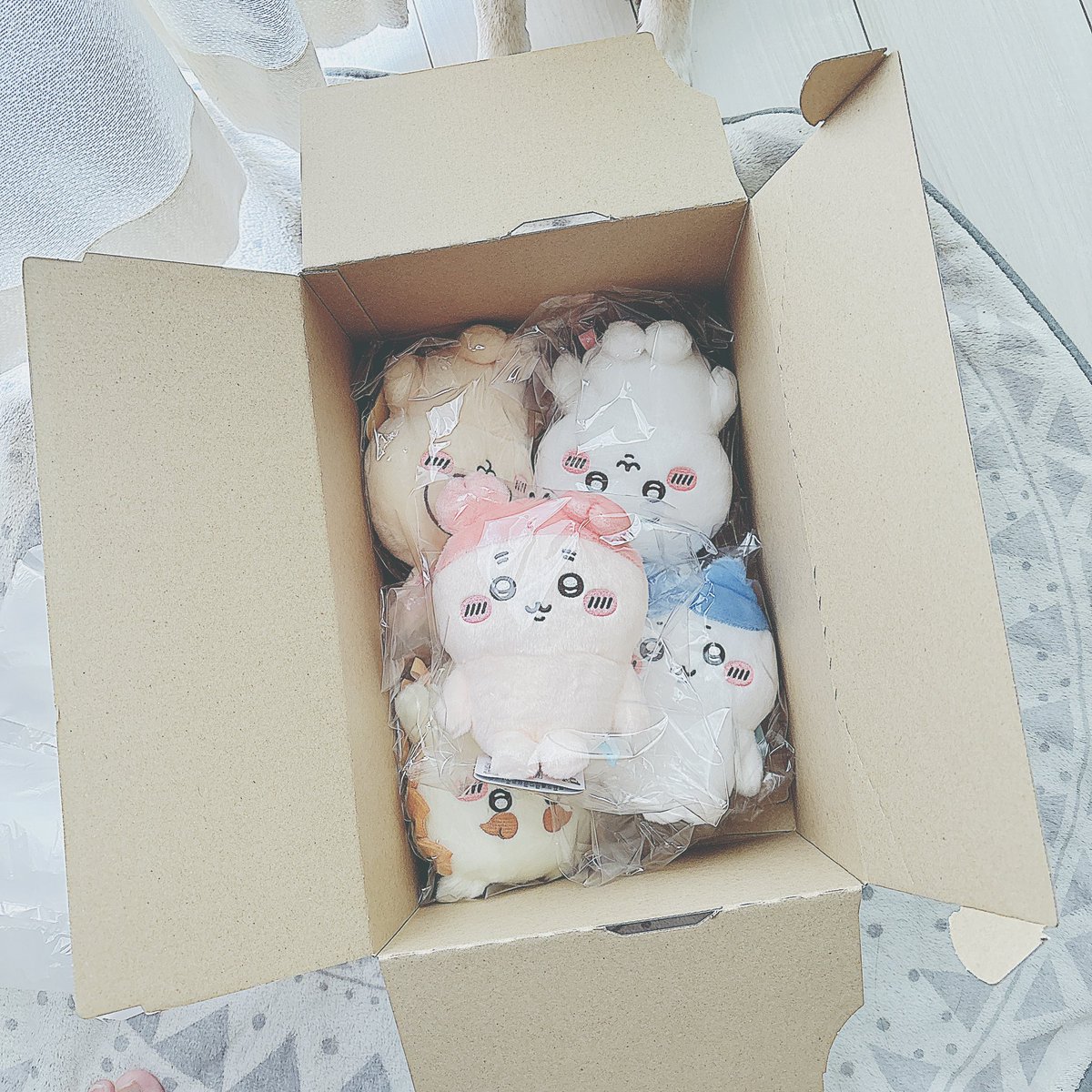 tofuaya's tweet photo. ちいかわマーケットから届いた～！
箱可愛い！ https://t.co/llKyMT6xyU