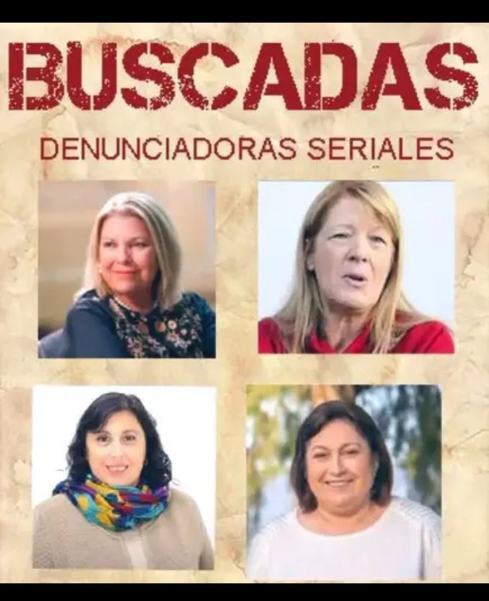 ElChechoVolvio's tweet photo. Alguien sabe donde 💩 están las denunciadoras seriales @pau_oliveto , @gracielaocana,@Stolbizer , @elisacarrio y @MarianaZuvic ? https://t.co/VFG2pJxNSx