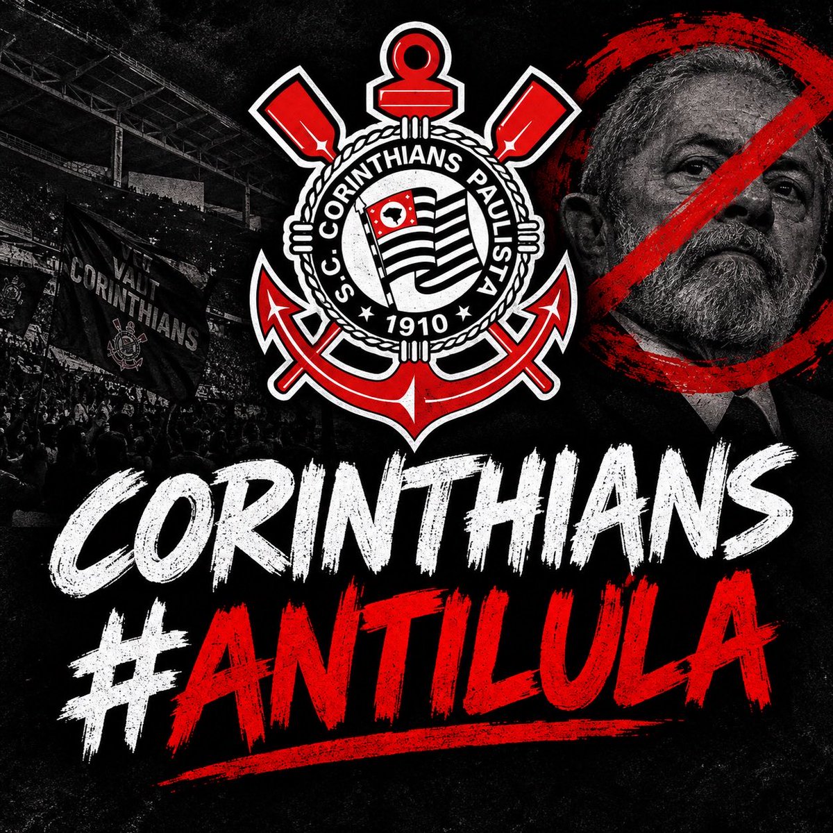 jjuaumsccp's tweet photo. Corinthians ANTI LULA! https://t.co/FUUdedOvA0