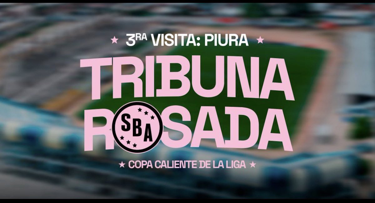 Expedientesba's tweet photo. 🔥 TRIBUNA ROSADA – 3RA VISITA: PIURA 🔥

¡El HINCHA ROSADO también juega este partido! 🩷🖤

Apoya a Sport Boys y aprovecha las promociones de la Copa Caliente de la Liga. 🎟️🔥

👉 COMPRA TU PROMOCIÓN, APOYA AL BOYS Y VIVE LA PASIÓN ROSADA.

Cada compra suma, cada hincha cuenta. https://t.co/soqLCevsV5