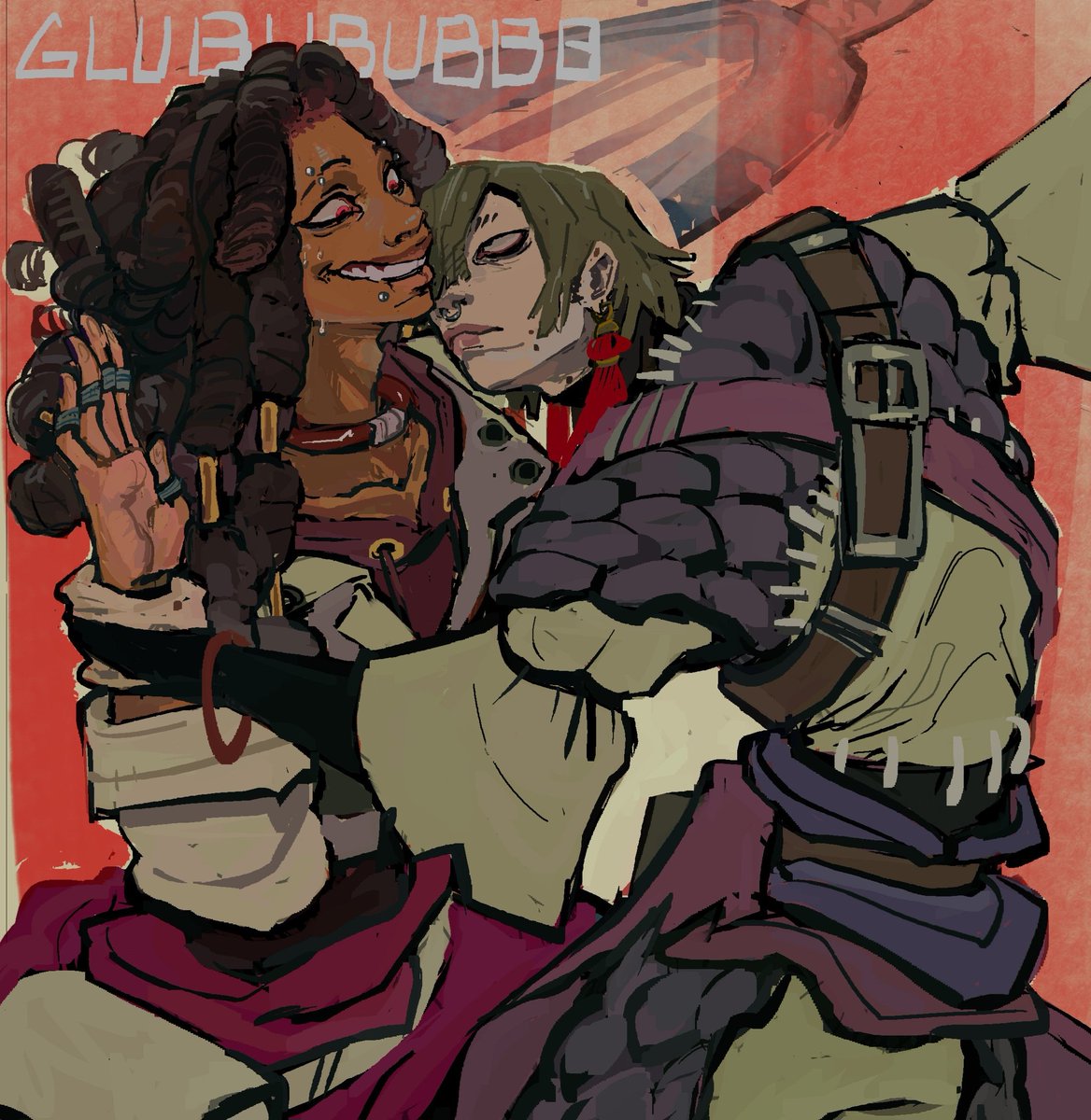 glubububbb's tweet photo. #jankatober day 2 - swap au https://t.co/tgjc0I9xDd