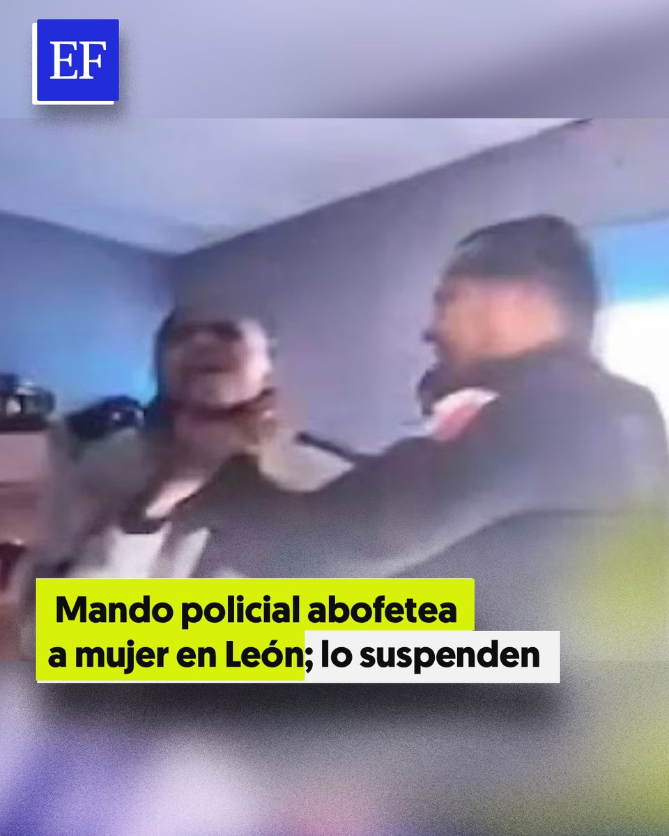 ElFinanciero_Mx's tweet photo. Suspendieron al director operativo de la Policía de León, Óscar Mario Nava Quevedo, tras difundirse un video en el que presuntamente agrede a una mujer. Asuntos Internos investiga la intervención ocurrida semanas atrás en Cerrito Amarillo. https://t.co/e48zp7yI71 https://t.co/a7y3Ky7MSz