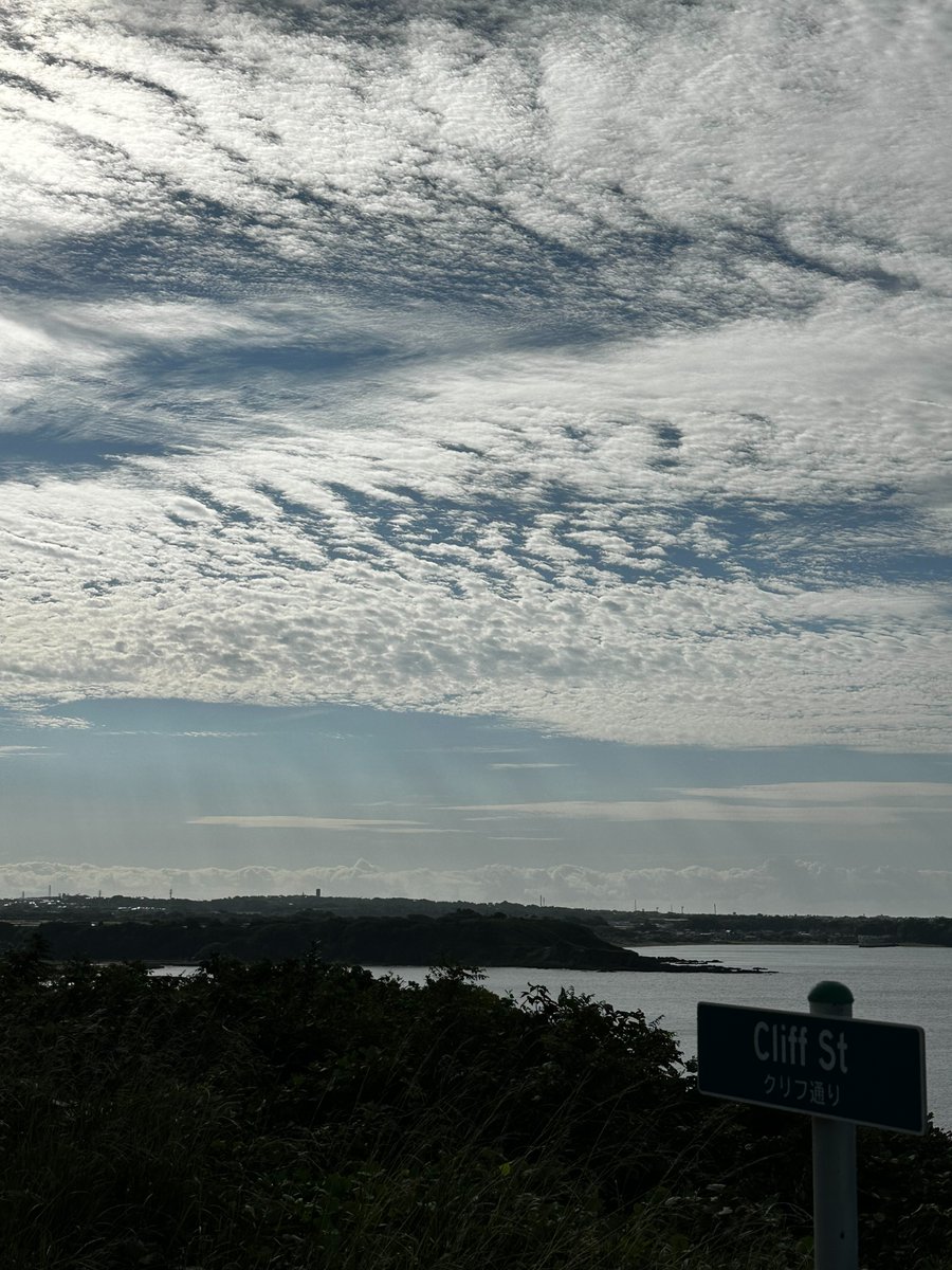 thecliff_2023's tweet photo. 空の高いところに綺麗な雲が並んでいます！
まさに秋空のソレイユの丘　The CLIFF CAMP&amp;BBQ！

久々に満床のキャンプ宿泊でした！
たくさんのご来場ありがとうございました。

日曜日はサイトに余裕があり〼！
宿泊はもちろん、日帰りでのご利用も可能です！

手ぶらBBQは当日空き席ございます！ https://t.co/iwFPBBLZgu