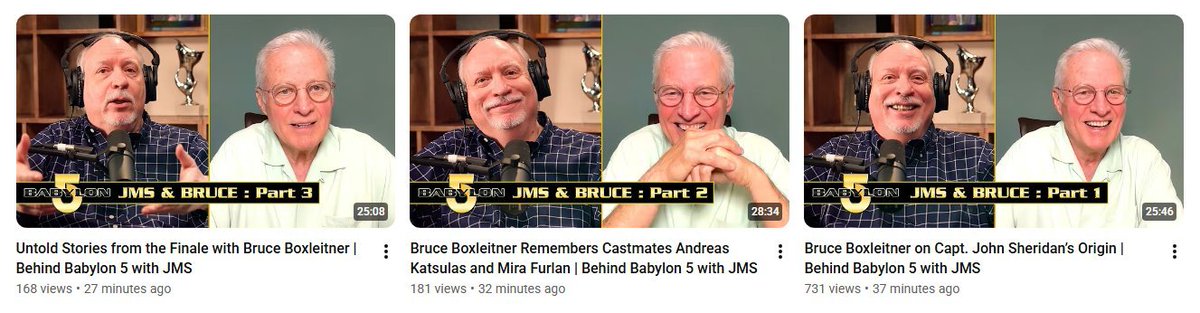InterstellrNews's tweet photo. Finally got to watch all of this. If you love Babylon 5, I highly recommend. They answered fan questions. Lots of BTS &amp; personal stories.

It's funny when Bruce Boxleitner tells a story and says he doesn't remember which episode it's from or what's happening, and I'm like: I do! https://t.co/jRgpNFfzHq