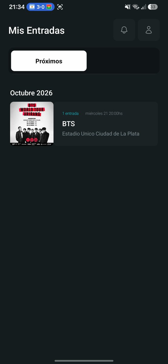 AldanuchiXD's tweet photo. Hola chicas, quiero intercambiar mi entrada platea b 21/10 por una de campo 21/10, se intercambia ese día en persona. #btsargentina #bts #argentina #entradadebts #plateab #campo21 https://t.co/Mk8HLIdWrM