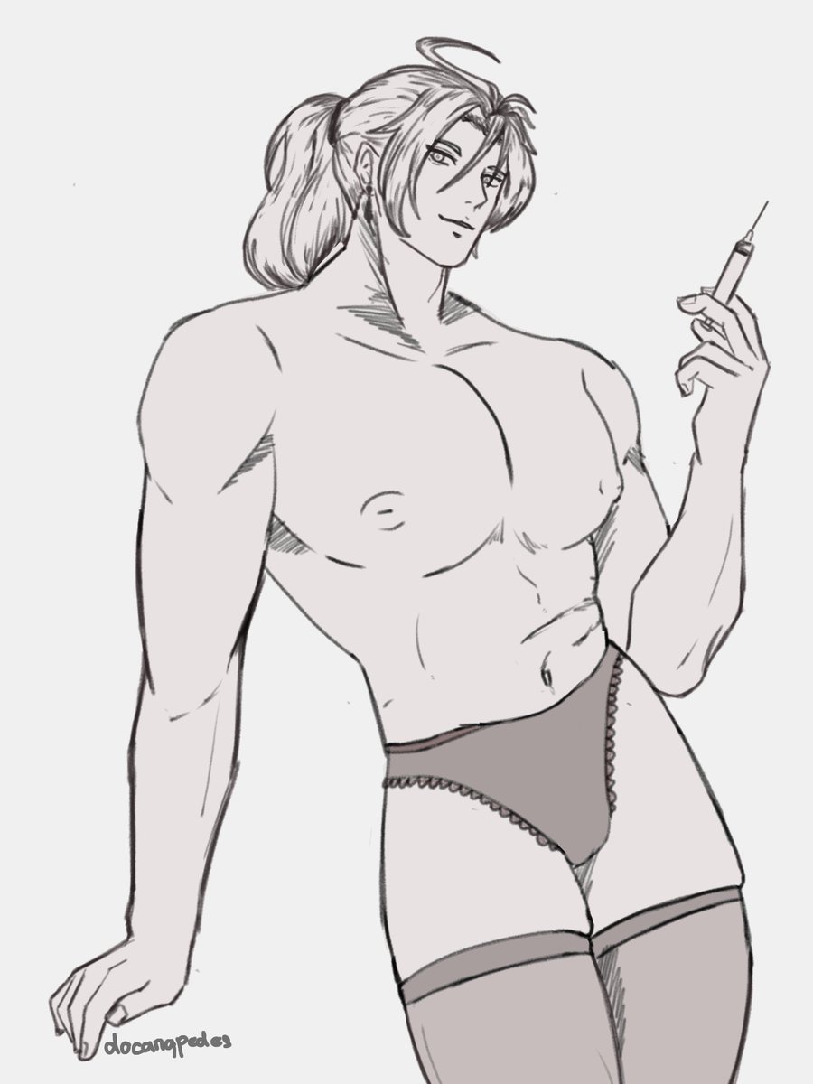 docangpedes's tweet photo. cw // crossdress
[ Day - 4 ]

 "Who's first?"
#AllStorm_Kinktober2026 #bimaksiat #allstorm https://t.co/jIt0zksz5O