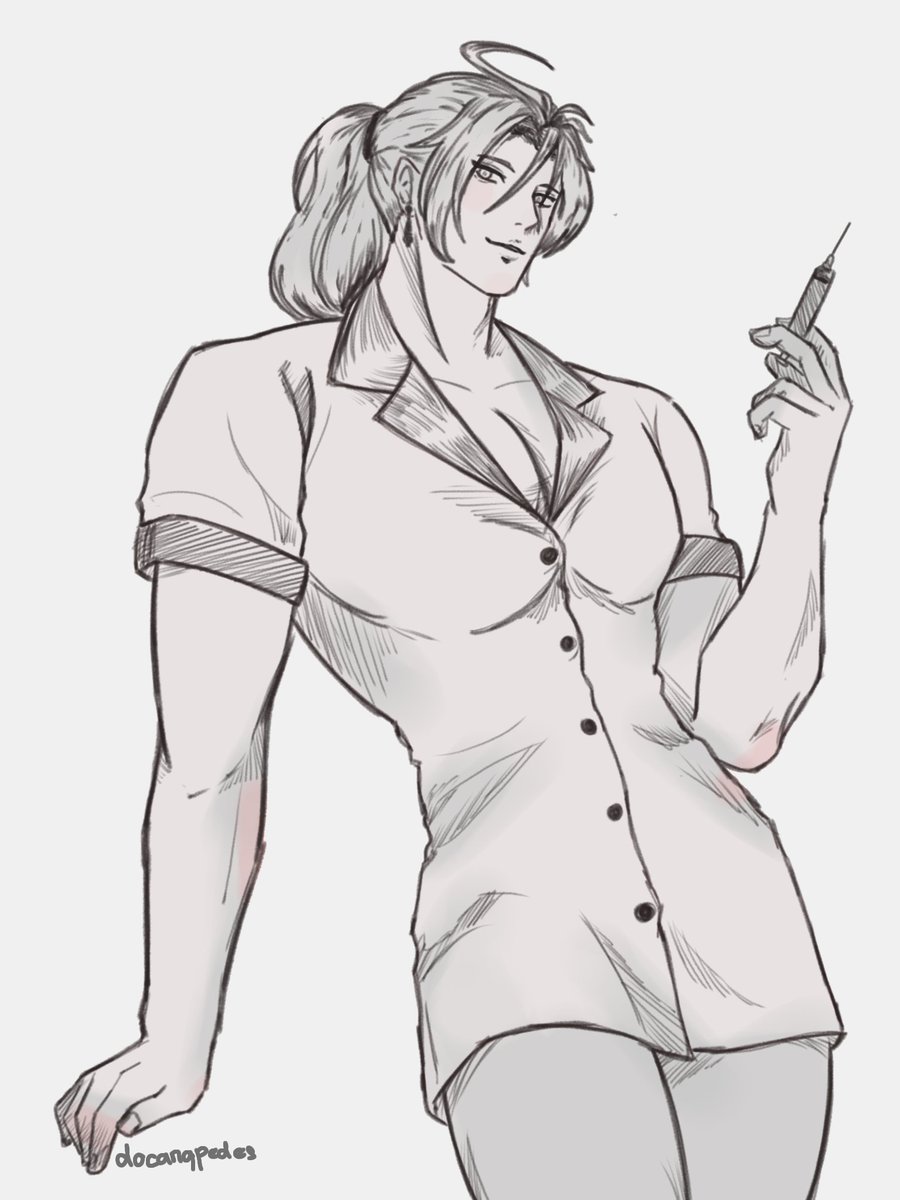 docangpedes's tweet photo. cw // crossdress
[ Day - 4 ]

 "Who's first?"
#AllStorm_Kinktober2026 #bimaksiat #allstorm https://t.co/jIt0zksz5O