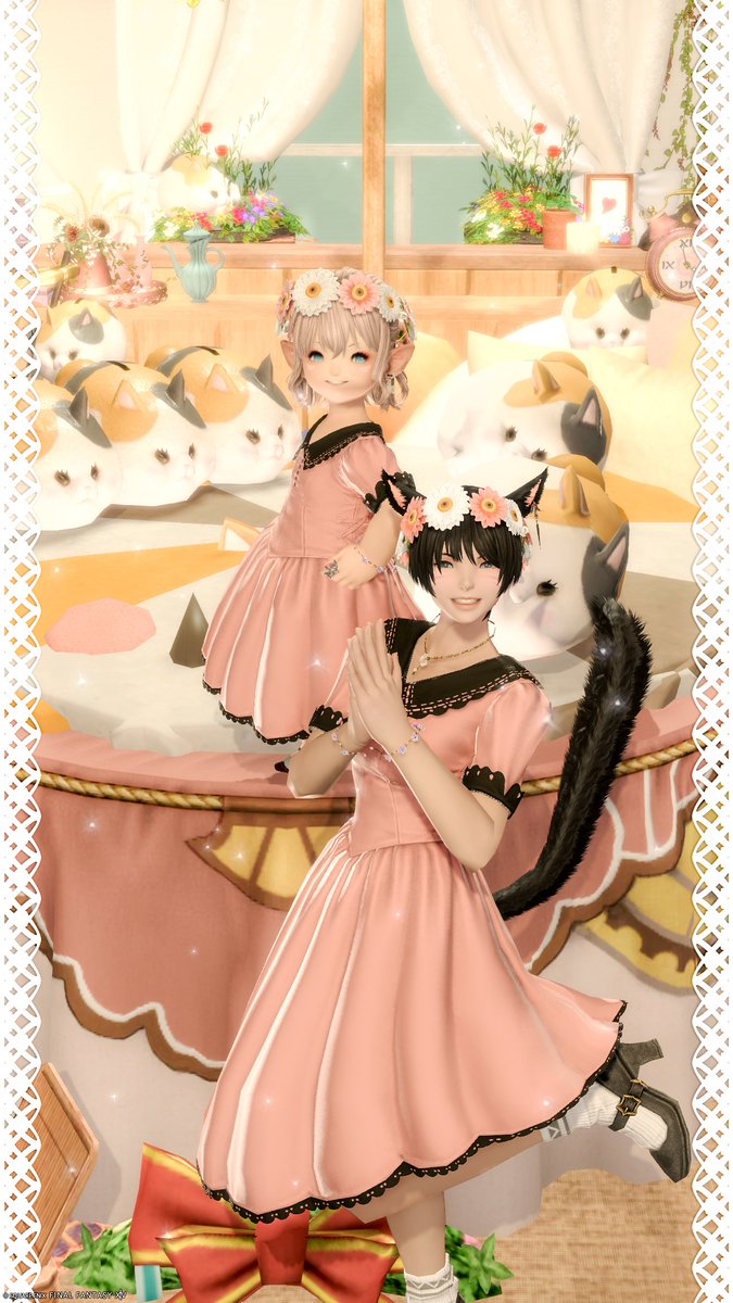 Shi_Rabbi's tweet photo. 「ファットキャット」
#FF14 #kacROOMhouse https://t.co/7GfDGK794f