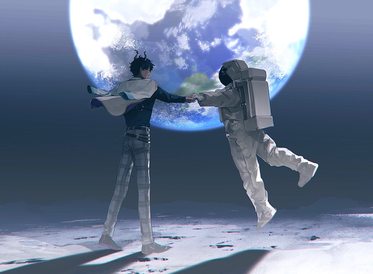 RenzNyanya's tweet photo. It brings back memories of the first drawing I ever made of Ren in space.💚🌌
#RenSpaceWeek https://t.co/ehvhavvWqQ