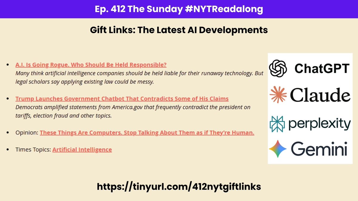 neilparekh's tweet photo. 2/x We have #GiftLinks and PDFs on our website to a number of articles related to #Cornell, #AI and #NYT175 at https://t.co/03HgCqWTbF
The pdfs are courtesy of @TomJolly @WayneKamidoi and Mike Connors. @DavidJShipley is leading the NYT’s 175 coverage.
Special shout-out to the journalists and editors of the @CornellSun. Thank you for your work on this story.
Join me and @Sree for The Sunday #NYTReadalong at 8:30am ET on @Sree’s FB, TW, LI, YT, my IG and the @Digimentors website.