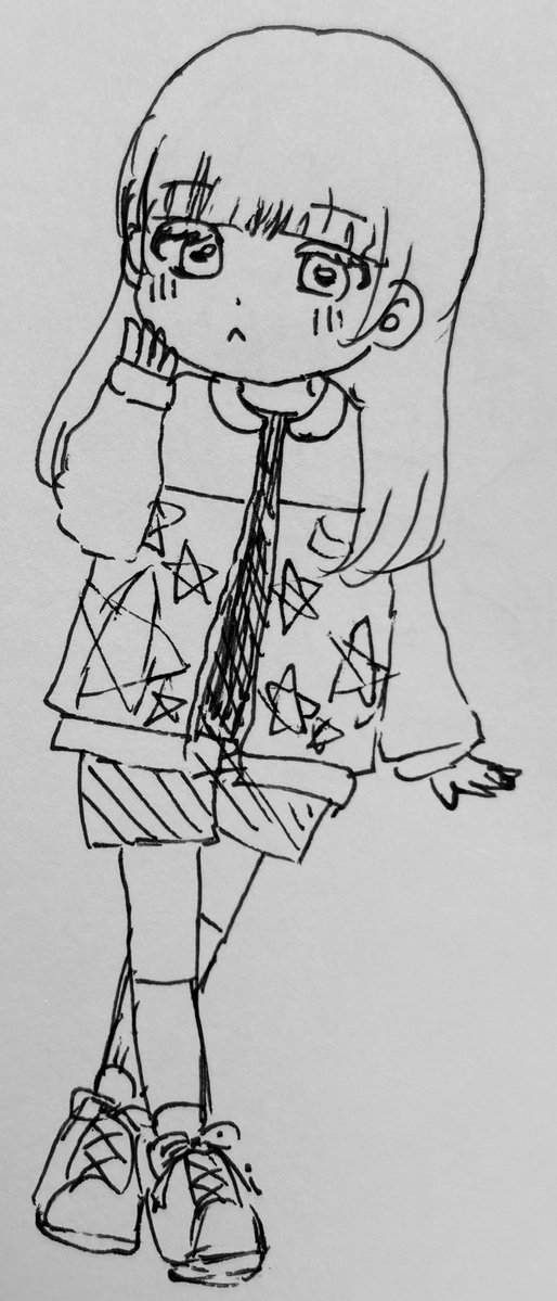 salttablets626's tweet photo. 落書きだけど、いつか技術が上がったらこんな服作ってあげたいなあ…（理想が高い） https://t.co/rkrE6s18DA