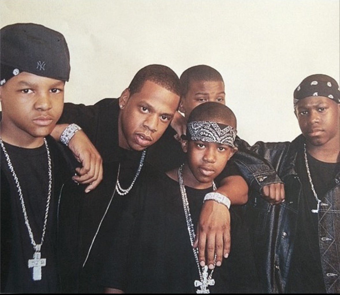 thejayzsource's tweet photo. JAŸ-Z and his nephews..
"Ya uncle, ya best friend, and ya dad. Don't look back if you fall and you’re feeling bad, I’m right there, from your cut to when you peelin' the scab. If it comes a time when you ain’t feelin' your real dad—put my face on his body, don’t wait for nobody." https://t.co/rh8FrZyl0K