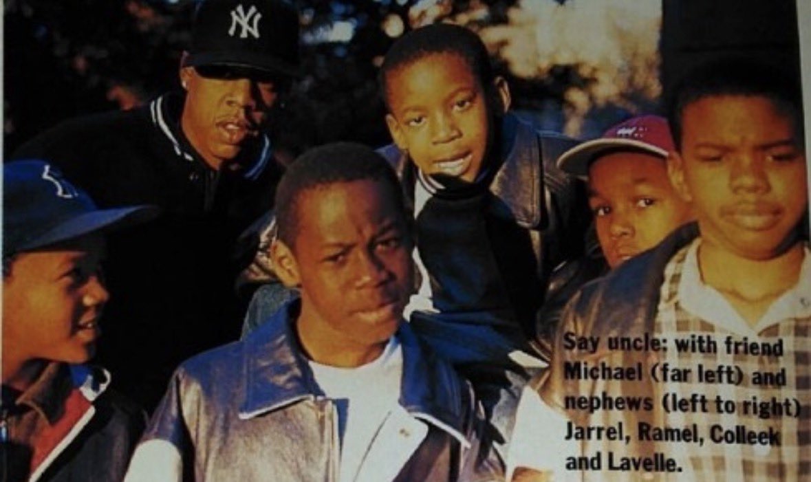 thejayzsource's tweet photo. JAŸ-Z and his nephews..
"Ya uncle, ya best friend, and ya dad. Don't look back if you fall and you’re feeling bad, I’m right there, from your cut to when you peelin' the scab. If it comes a time when you ain’t feelin' your real dad—put my face on his body, don’t wait for nobody." https://t.co/rh8FrZyl0K