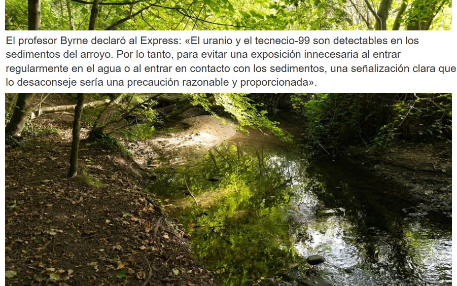 durolandia's tweet photo. Familias exigen carteles que adviertan a los niños del peligro de jugar en un arroyo contaminado por la planta nuclear de enriquecimiento de uranio, #Capenhurst, en Cheshire, Inglaterra
#Urenco⚠️☢️🧬#ReinoUnido🇬🇧
#IndustriaNuclear: licencia para contaminar
https://t.co/USMy4Tj19S https://t.co/cITgRHxGfx