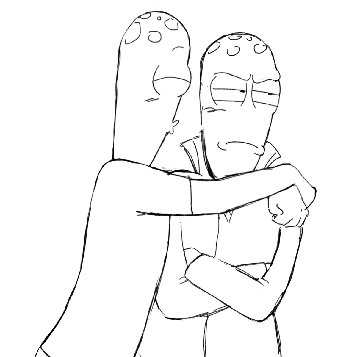 moesyrup's tweet photo. a little tervo doodle while i work on a comm😊 #solaropposites https://t.co/V97qAftjM0