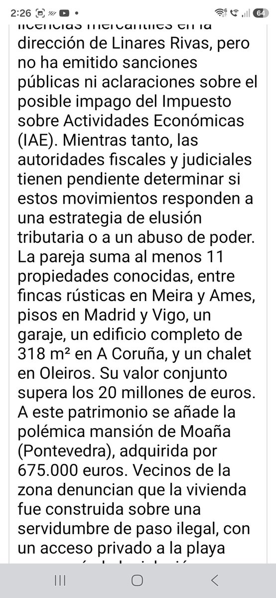 ManuelGmezHoyo1's tweet photo. MUY URGENTE !!
El origen del patrimonio , sin declarar, de @NunezFeijoo y su esposa , al descubierto. https://t.co/u48YU5wiNO