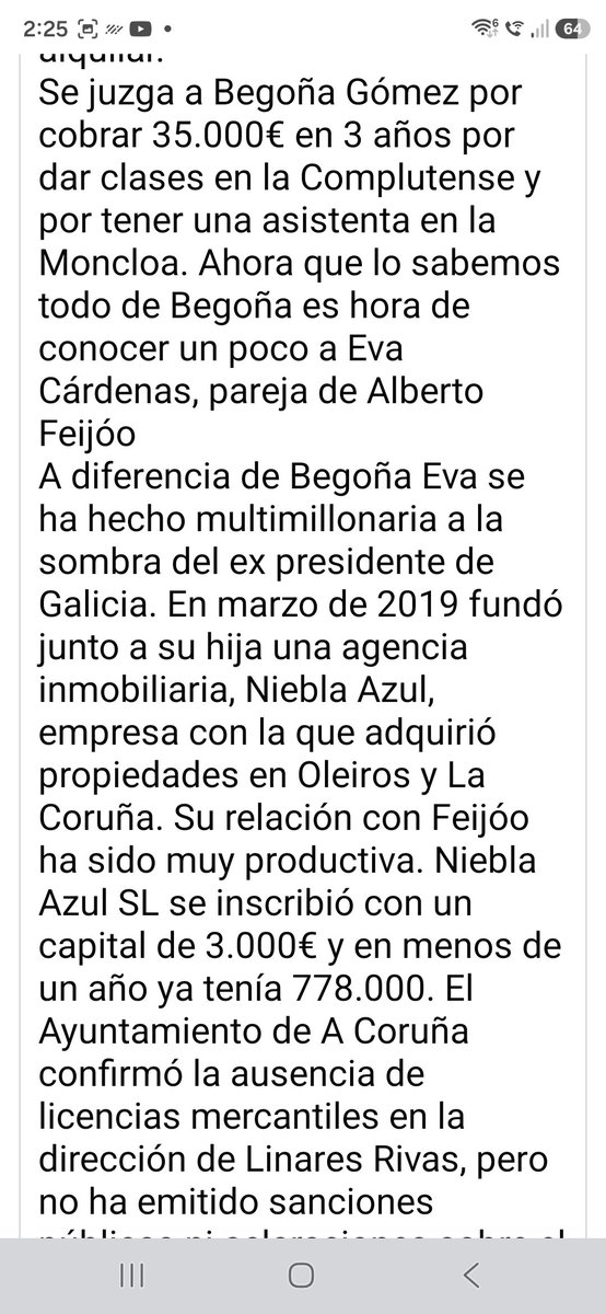 ManuelGmezHoyo1's tweet photo. MUY URGENTE !!
El origen del patrimonio , sin declarar, de @NunezFeijoo y su esposa , al descubierto. https://t.co/u48YU5wiNO