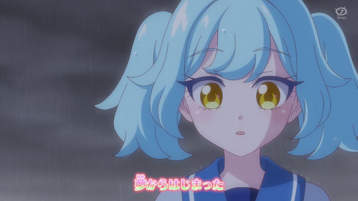 yumesaki1z9fn's tweet photo. 新opのいのりちゃんのハートポーズのとこがすき！
ここのシーンが気になって仕方ない
あおいとフォーチュの出会いの場所かな、、？ https://t.co/s2YPxmALRi