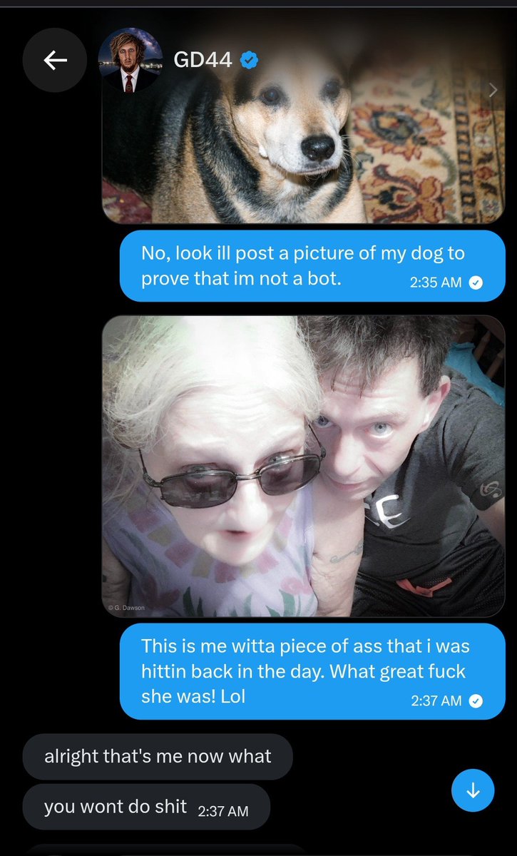 32e32e115123's tweet photo. @GD44vh I did my chat logs better than you Grant https://t.co/wcCZBq6ECy