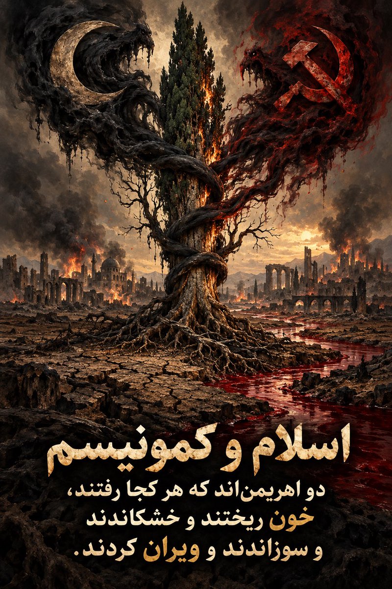 Verethragnan's tweet photo. دو اهریمن.. https://t.co/sITyhmyovV