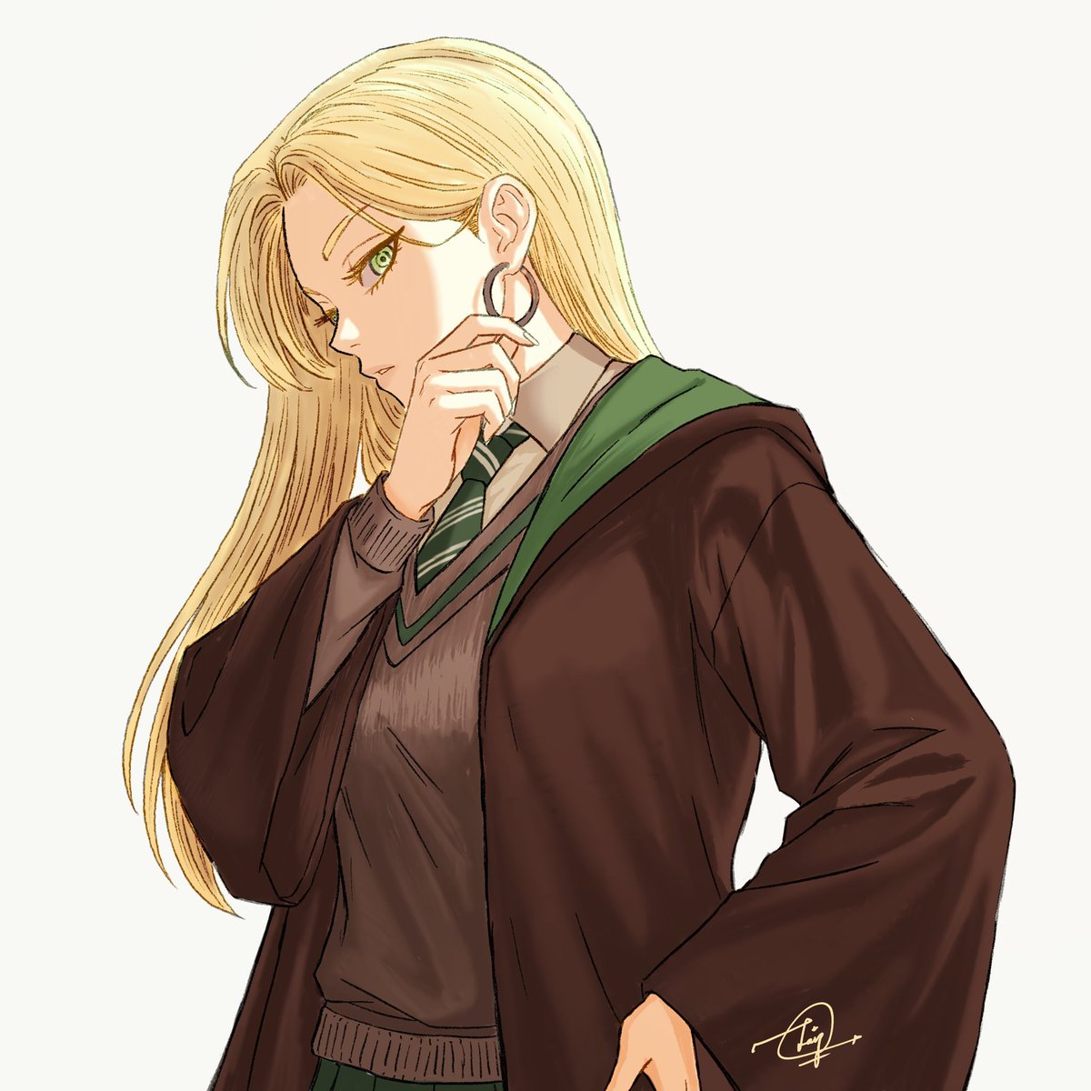 khakcsar's tweet photo. Out of the way, Potter! #malfoid https://t.co/6X53lzrI7w