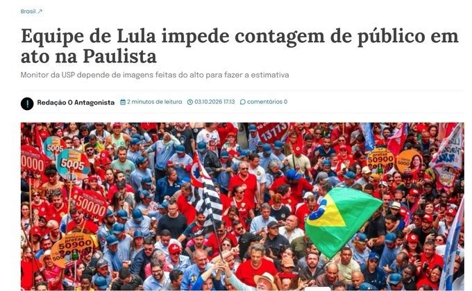RicardoRoveran's tweet photo. 🚨 URGENTE! Lula flopou muito na Paulista!

Foi um fiasco completo!

Deixe sua gargalhada nos comentários: https://t.co/aKNecizN2H