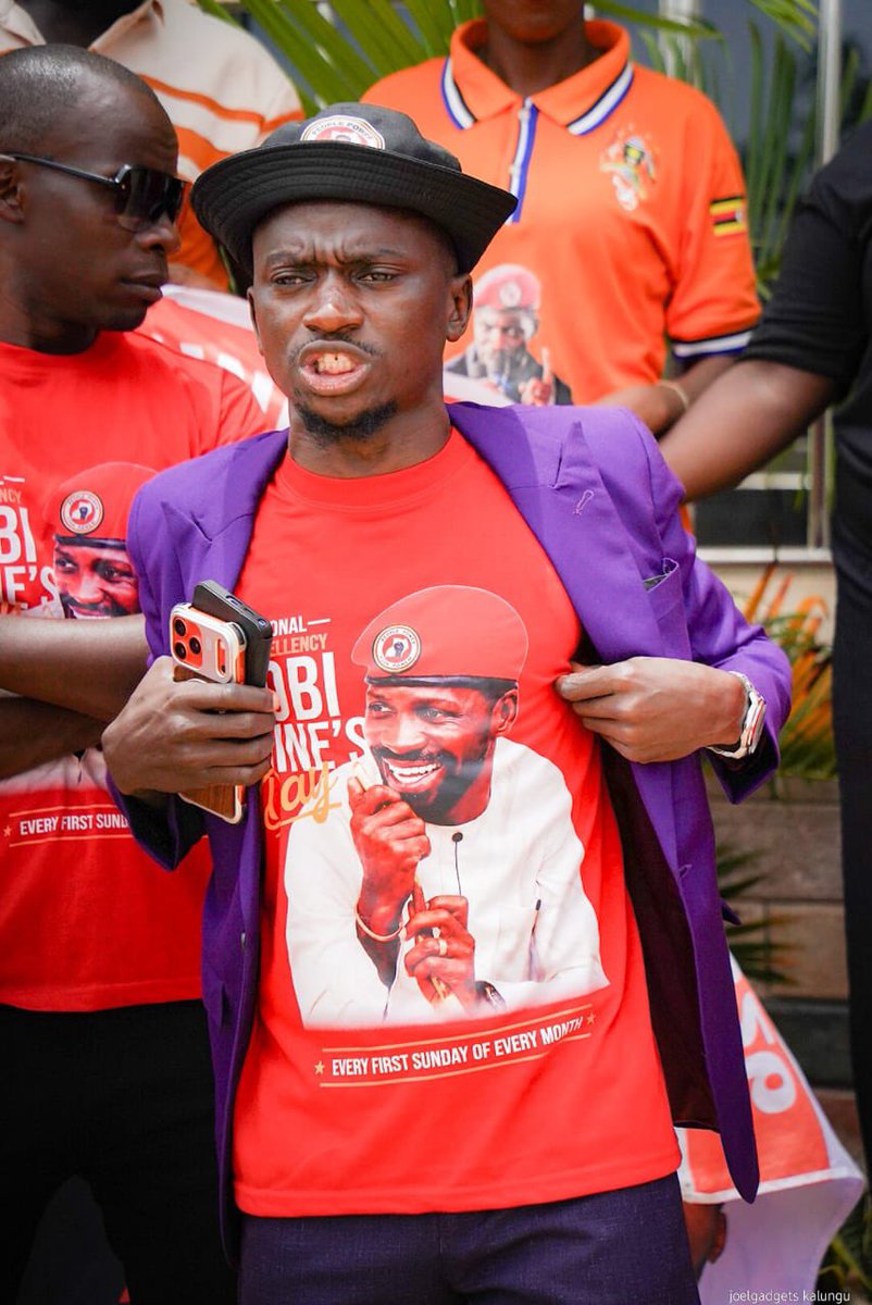 HonNkeretanyi's tweet photo. Happy Bobi Wine’s day to you all. Let’s mark it together by celebrating our president @HEBobiwine who has led us in the revolutionary struggle. A blessed Sunday to you all. https://t.co/A6S09iIGdk
